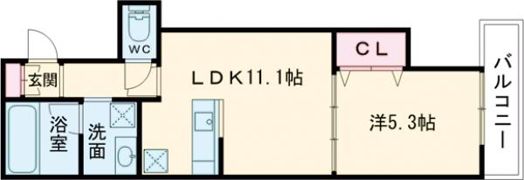 クローバーパーク千歳の間取り画像