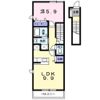 サンライズ川原 Dの間取り画像