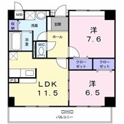 グランデ フィオーレの間取り画像