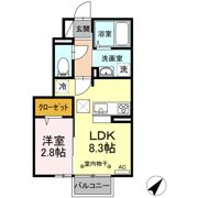 ヴィラージュ松屋の間取り画像