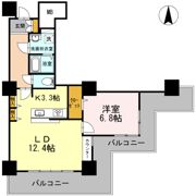 品川シーサイドビュータワー Ⅰの間取り画像