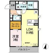 シャルールの間取り画像