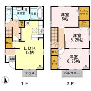 ハッピータウン町屋 B棟の間取り画像