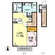 グランメール A棟の間取り画像