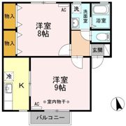 ボーンルリ A/B/Cの間取り画像