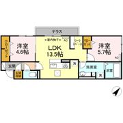 アローフィールド桜の間取り画像