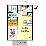 レジデンス フィーユ B棟の間取り画像