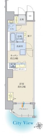 ラルウェンディ縮景園前 ウエストの間取り画像