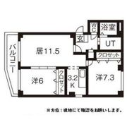 2条ハイツの間取り画像