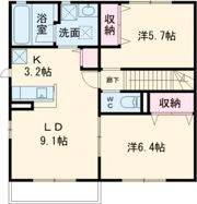 ユアメゾン小山Cの間取り画像