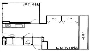 ONE LIGHTマンションの間取り画像