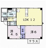 プラドールみるしまB棟の間取り画像