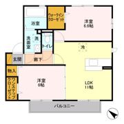 フェザント Aの間取り画像