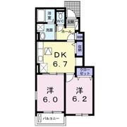 ヒルサイド Ⅱの間取り画像