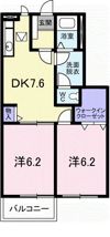 パルティールⅡの間取り画像
