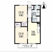 ロッジ久保田A棟の間取り画像