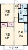 ロッジ久保田A棟の間取り画像