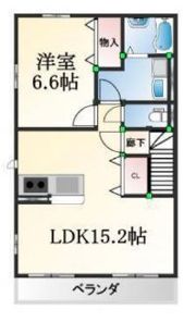 カーサ フェリースの間取り画像
