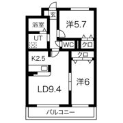 プリミエール山敷230の間取り画像