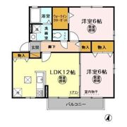 パークフラッツの間取り画像