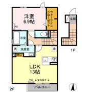 セジュールYUTAKAの間取り画像