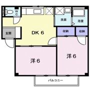 シティハイツ蘭の間取り画像