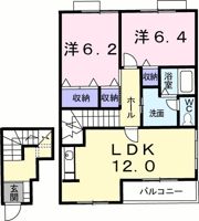 リーヴメゾン北館 Dの間取り画像
