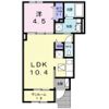 クラール柞原Aの間取り画像