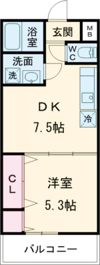 フジパレス東湊の間取り画像
