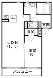 シャルム高塚の間取り画像