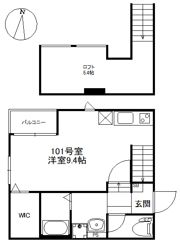 ボニート佳の間取り画像