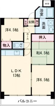 グランドパレス新大宮の間取り画像