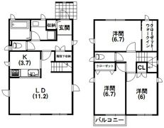 ヴェルドミールの間取り画像