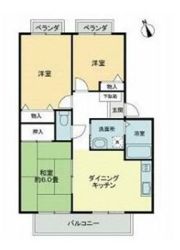 フォブールあすか B棟の間取り画像