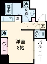 アスヴェル神戸元町Ⅱの間取り画像