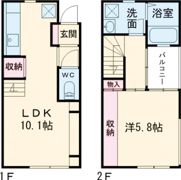 ショコラの間取り画像