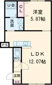アビターレ新川の間取り画像