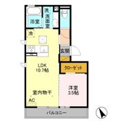 フルールの間取り画像