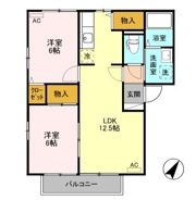 ロイヤルバレー田島の間取り画像
