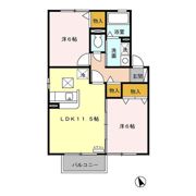 ロイヤルガーデン沢村 D/E/Fの間取り画像