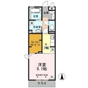 セジュール坪の内Ⅱの間取り画像