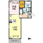 ガーネットの間取り画像