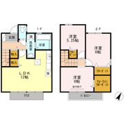 ファミリーヒルズ B棟の間取り画像