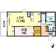 アルバルーチェ黒髪の間取り画像