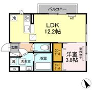 グランシャリオ須屋Ⅱの間取り画像