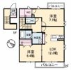 プロヌーブ丸亀の間取り画像