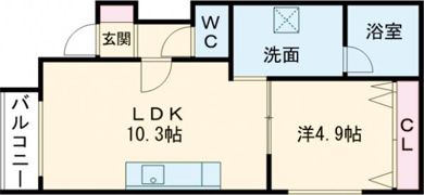 シーバスコートの間取り画像