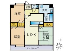 シャトーポルテの間取り画像