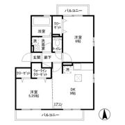 Palais dor Villa(ﾊﾟﾚﾄﾞｰﾙｳﾞｨﾗ)の間取り画像