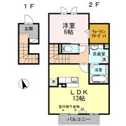 ウエスト フィールド C棟の間取り画像